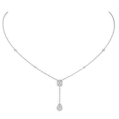 My Twin tie necklace 2x 0.10ct