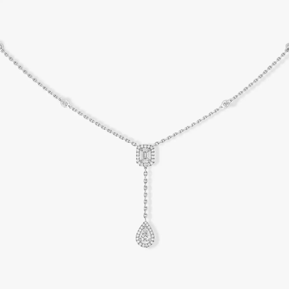 My Twin tie necklace 2x 0.10ct