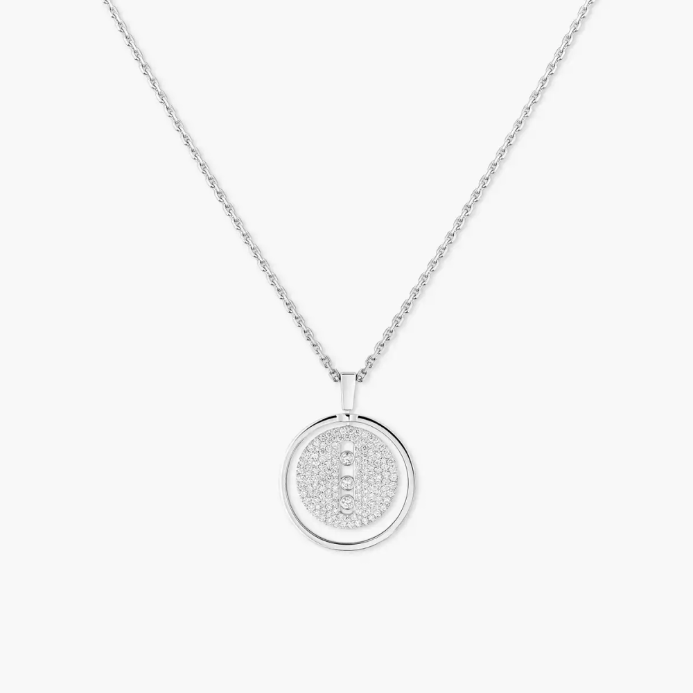 Lucky Move pavé necklace medium