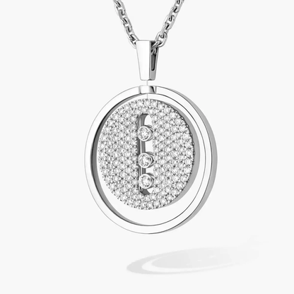 Lucky Move pavé necklace medium