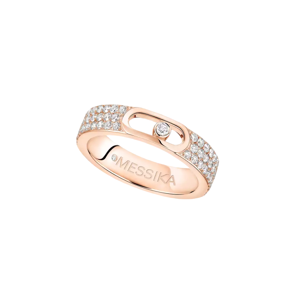 Move Joaillerie pavé wedding ring