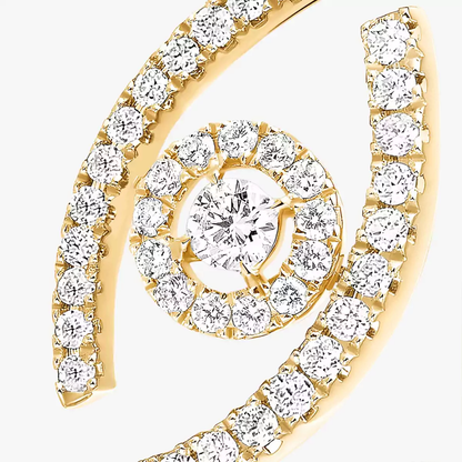 Mit Diamanten ausgefasster Lucky Eye Ring