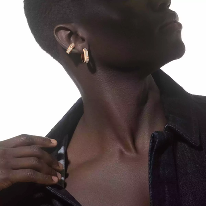 Mono clip milieu pavé Moderniste