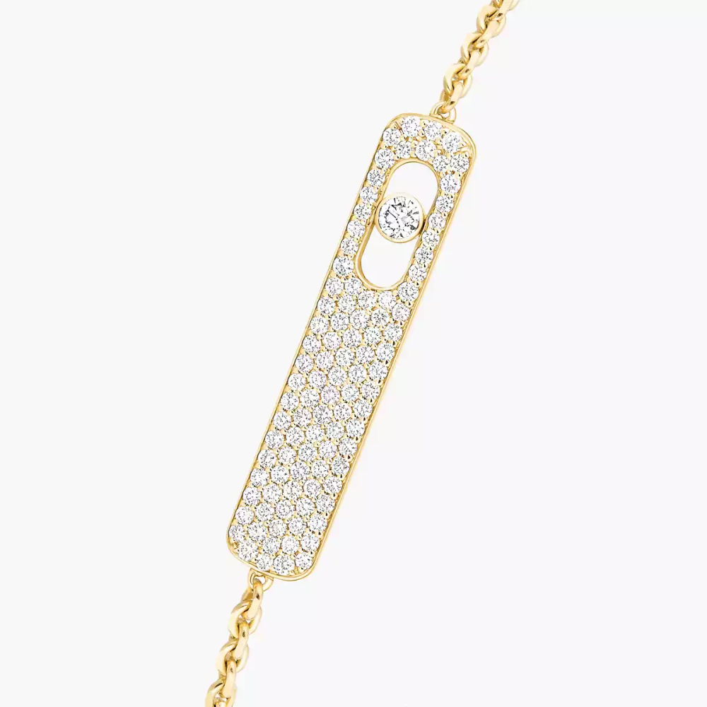 My First Diamond Pavé Bracelet Diamant Or Jaune