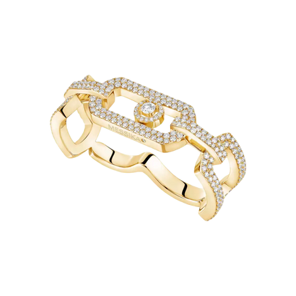 So Move Zwei-Finger Mit Diamanten Ausgefasst