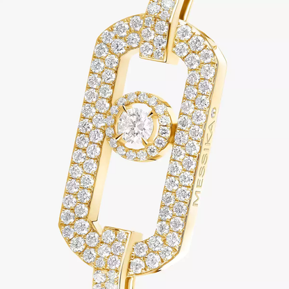 So Move Zwei-Finger Mit Diamanten Ausgefasst