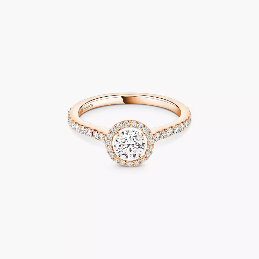 Joy brilliant-cut solitaire ring, medium model