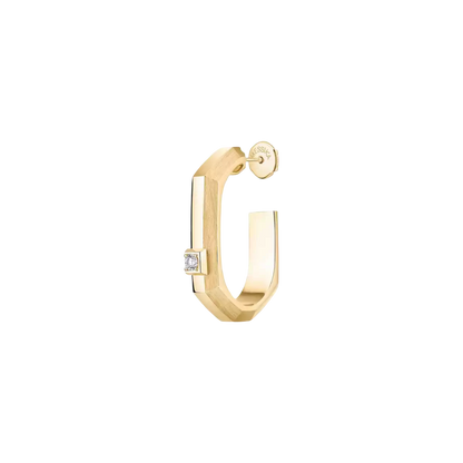 Moderniste single hoop earring small
