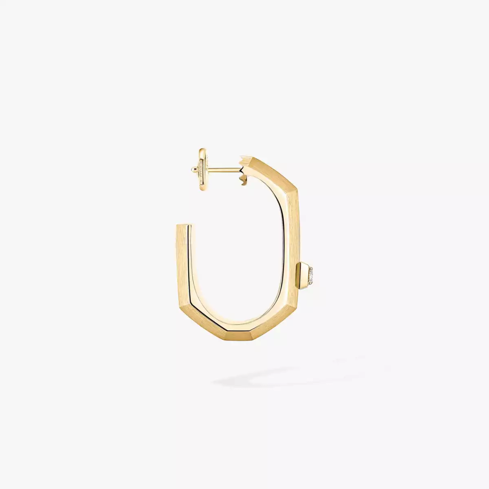 Moderniste single hoop earring small