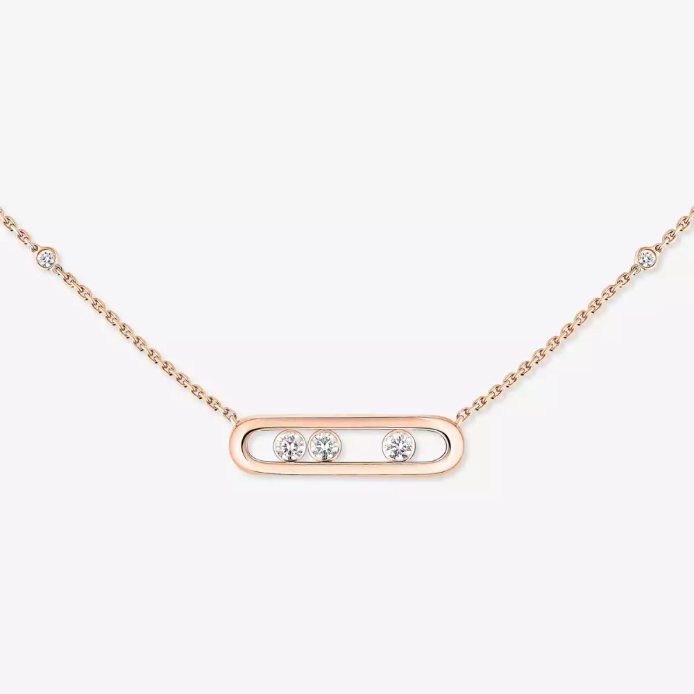 Collier Baby Move Collier Diamant Or Rose