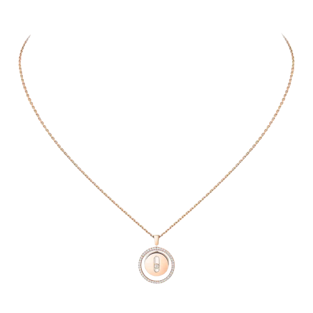Collier Lucky Move PM Collier Diamant Or Rose