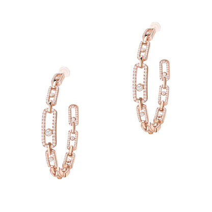 Move Link hoop earrings medium