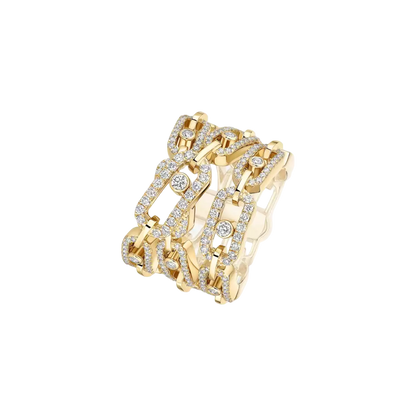 Bague trois rangs Move Link