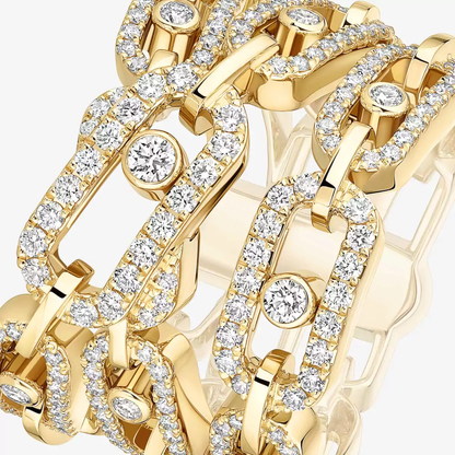 Bague trois rangs Move Link