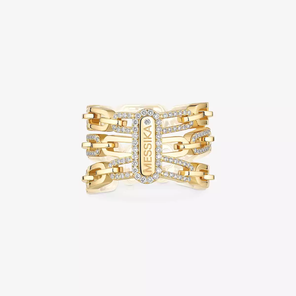Bague trois rangs Move Link