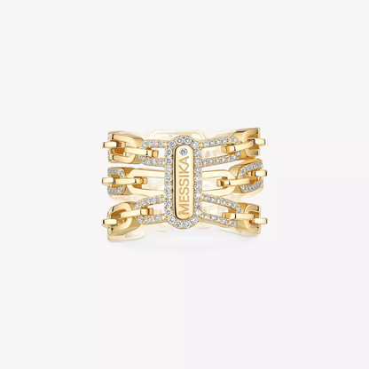 Bague trois rangs Move Link