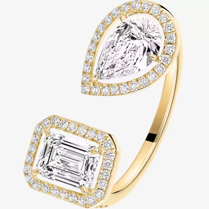My Twin toi & moi ring 2x 0.60ct