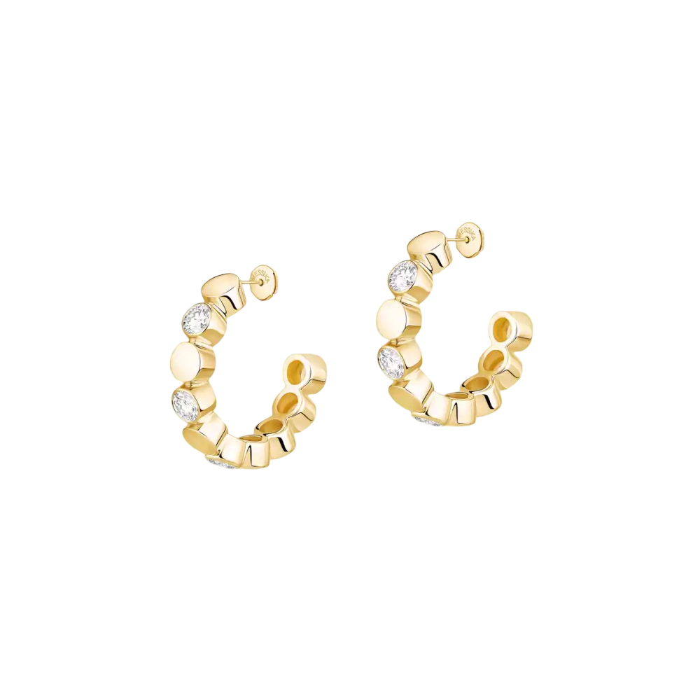 D-Vibes mini hoop earrings