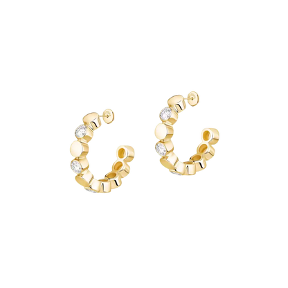 D-Vibes mini hoop earrings