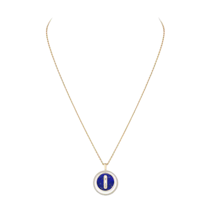 Lucky Move MM Lapislazuli Kette Diamant Gelbgold
