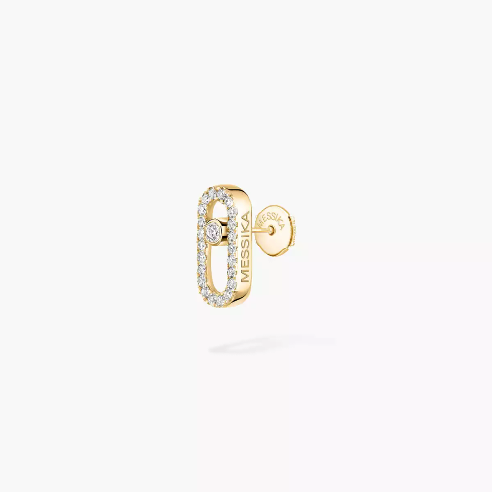Move Uno single pavé stud earring