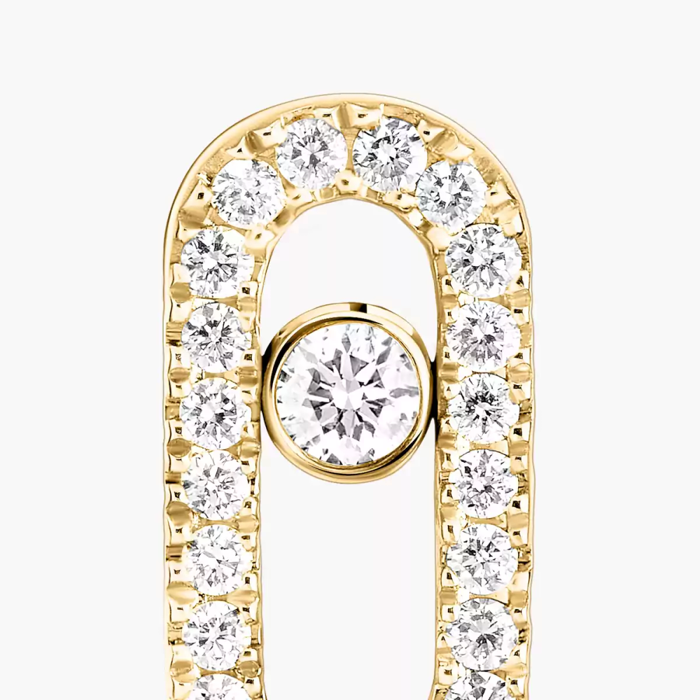 Move Uno single pavé stud earring