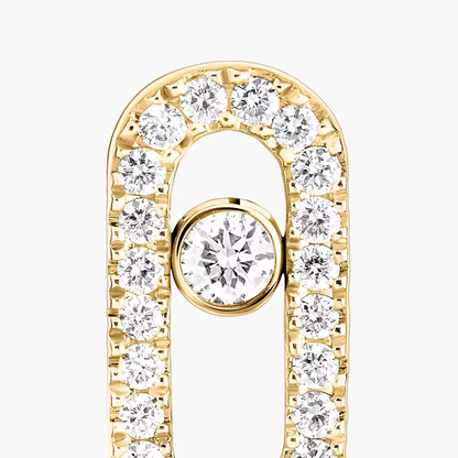 Move Uno single pavé stud earring