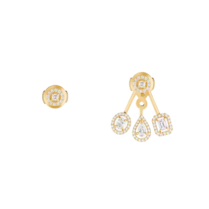 My Twin Trio Boucles d'oreilles Diamant Or Jaune