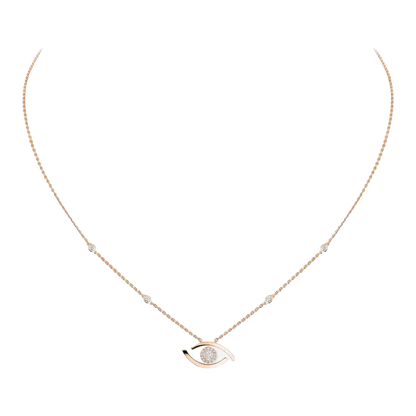 Lucky Eye Halskette Kette Diamant Roségold