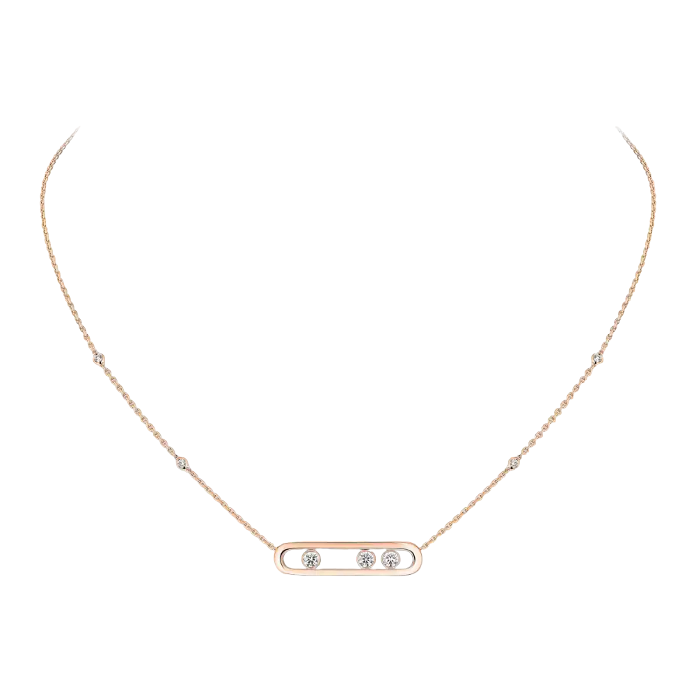 Collier Move Kette Diamant Roségold