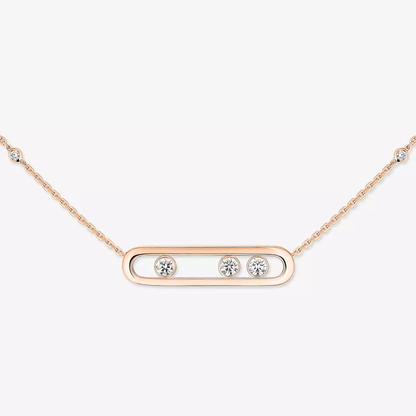 Collier Move Kette Diamant Roségold