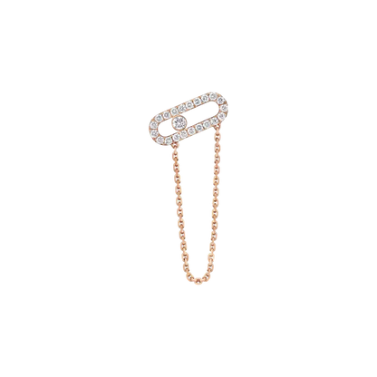 Mono boucle d'oreille chaîne Move Uno