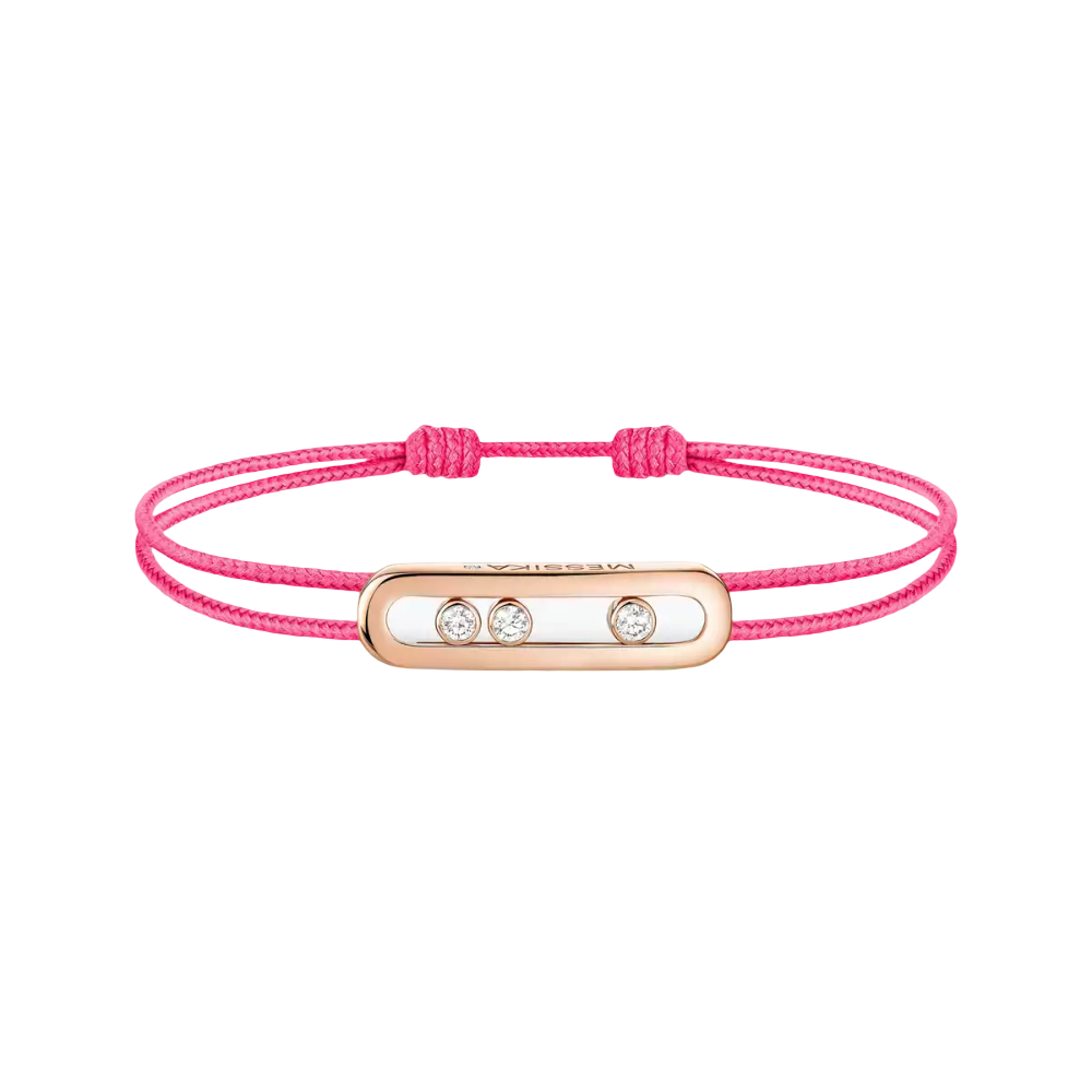 Bracelet cordon rose Messika Care(s)