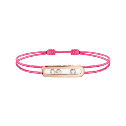 Bracelet cordon rose Messika Care(s)
