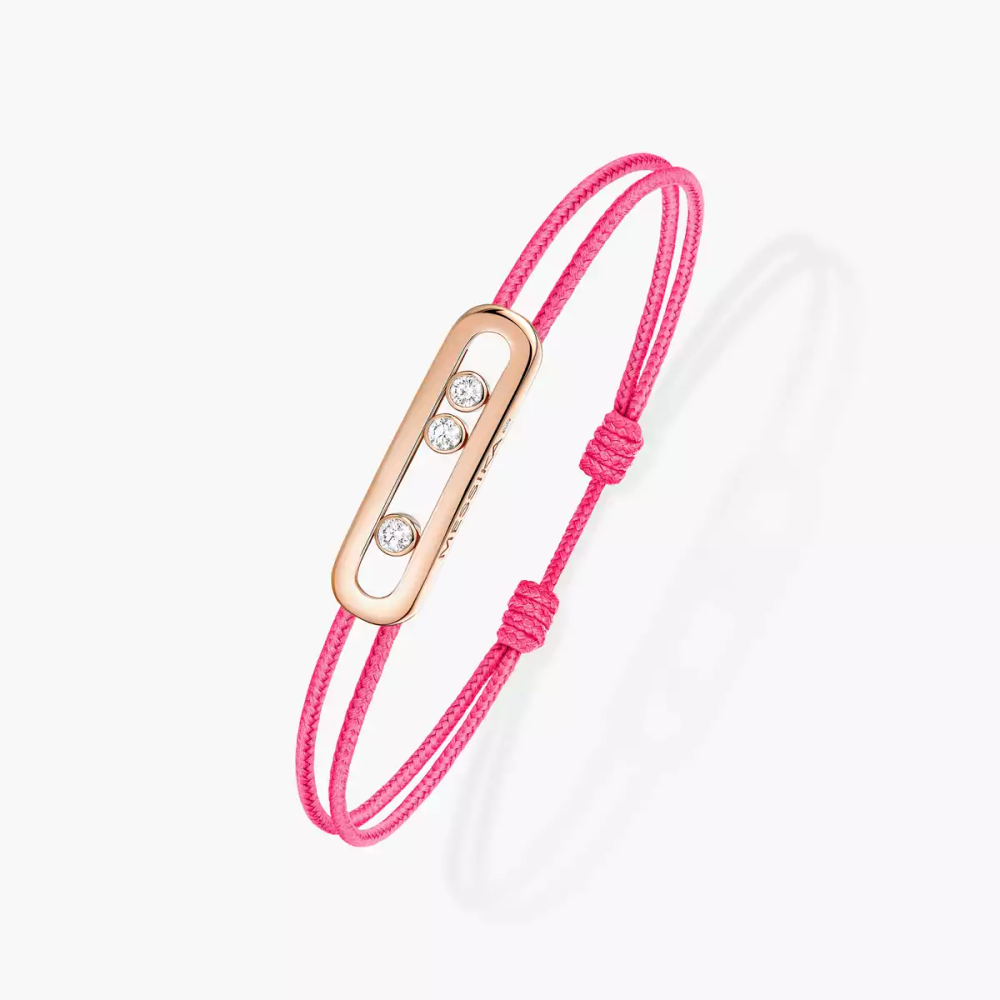 Bracelet cordon rose Messika Care(s)