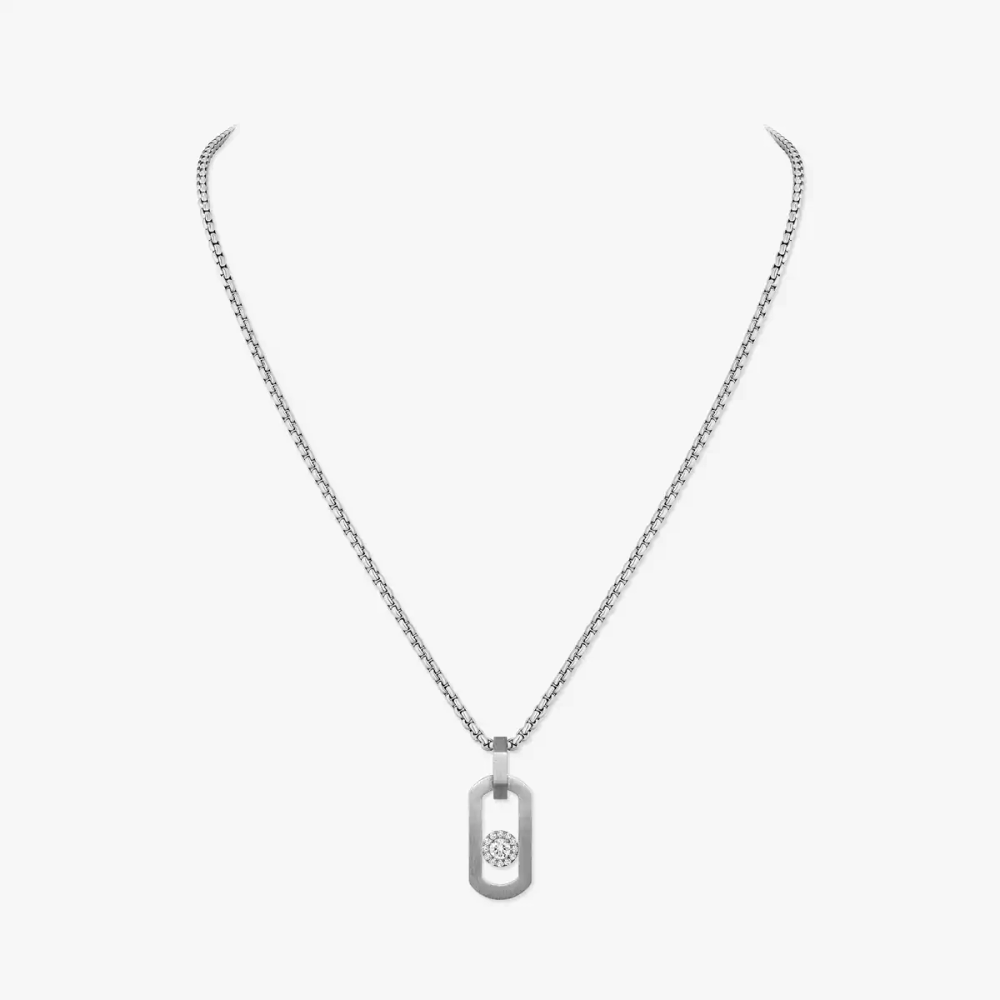 Collier pendentif So Move Collier Diamant Natural Titanium