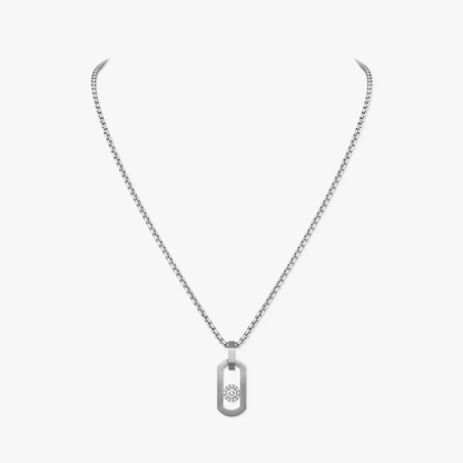 Collier pendentif So Move Collier Diamant Natural Titanium