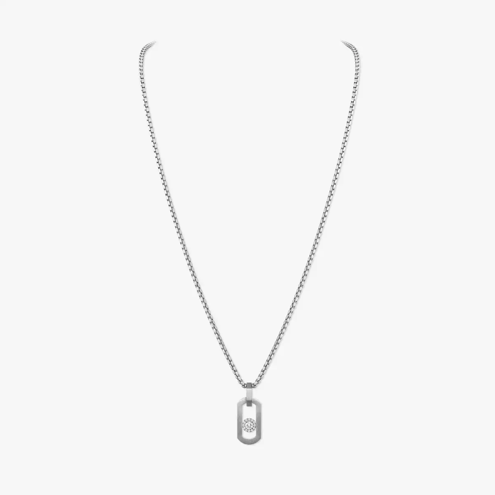 Collier pendentif So Move Collier Diamant Natural Titanium