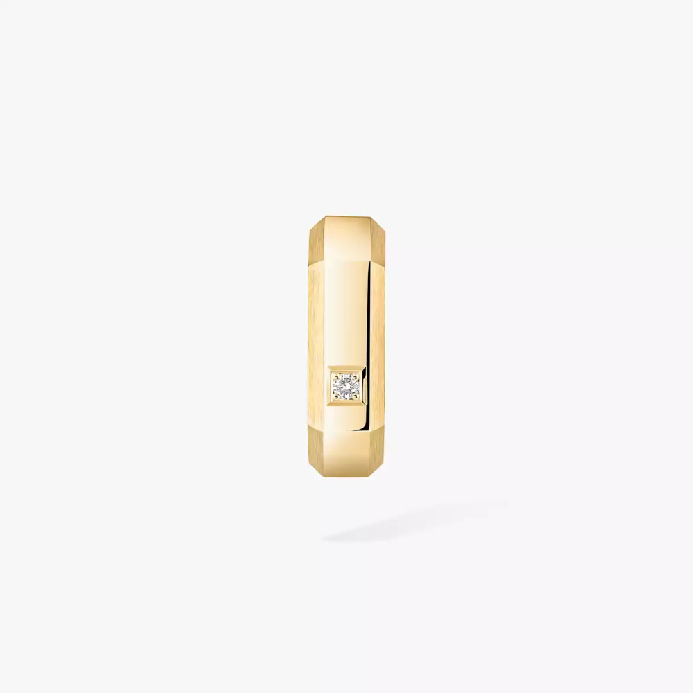 Moderniste single hoop earring medium