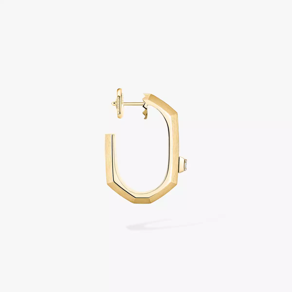 Moderniste single hoop earring medium