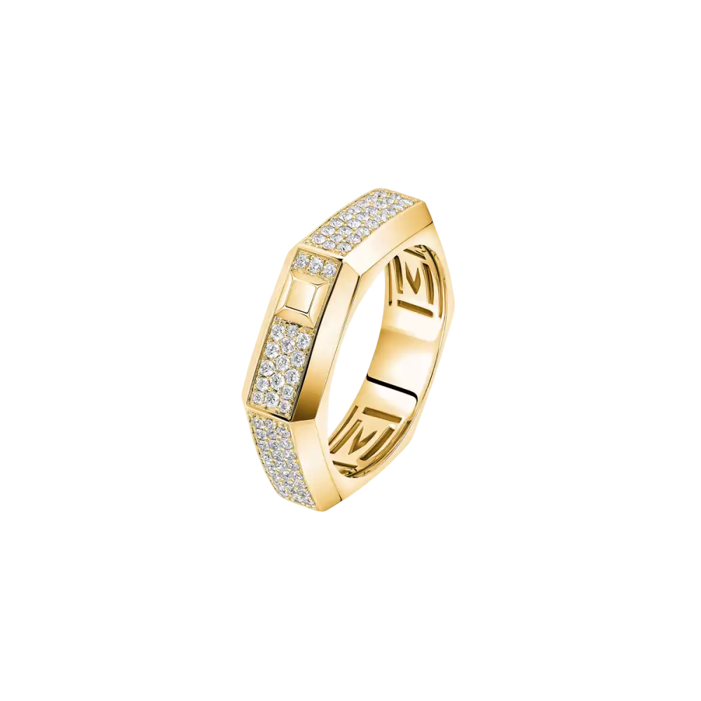 Bague pavée Moderniste MM