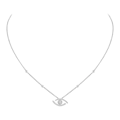 Lucky Eye pavé necklace