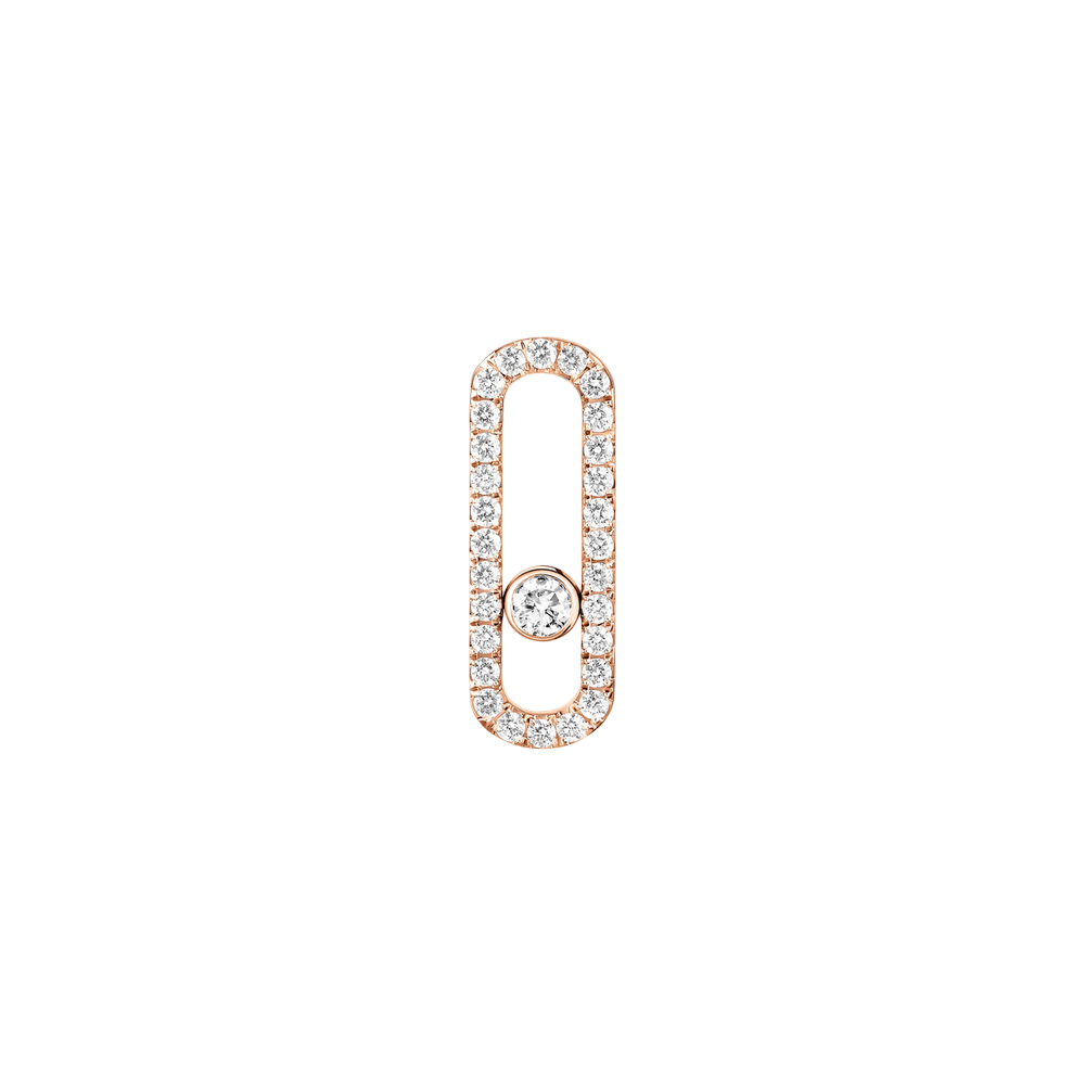 Move Uno single pavé earring, right