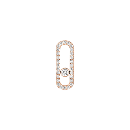 Move Uno single pavé earring, right