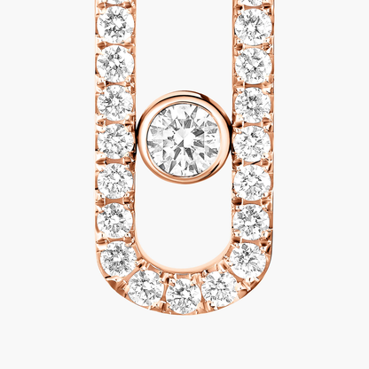 Move Uno single pavé earring, right